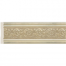Бордюр Cosca W100(2)-937 Полистирол Платина 2400*100*9 мм
